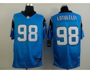 nike nfl jerseys carolina panthers #98 lotulelei blue[Elite]