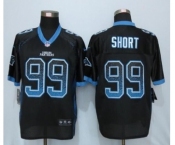 nike nfl jerseys carolina panthers #99 kawann short black[Elite drift fashion][short]