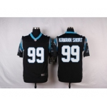 nike nfl jerseys carolina panthers #99 kawannshort black[Elite]