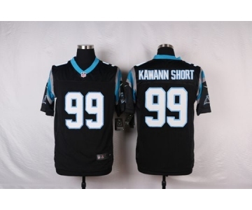 nike nfl jerseys carolina panthers #99 kawannshort black[Elite]