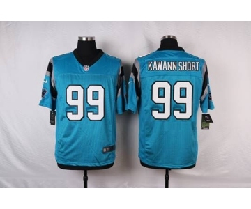 nike nfl jerseys carolina panthers #99 kawannshort blue[Elite]