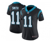 Women Nike Carolina Panthers #11 Torrey Smith Black Team Color Stitched NFL Vapor Untouchable Limited Jersey