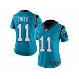 Women Nike Carolina Panthers #11 Torrey Smith Blue Alternate Stitched NFL Vapor Untouchable Limited Jersey