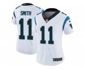 Women Nike Carolina Panthers #11 Torrey Smith White Stitched NFL Vapor Untouchable Limited Jersey