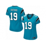 Women Nike Carolina Panthers #19 Russell Shepard Game Blue Alternate NFL Jersey