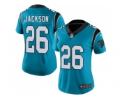 Women Nike Carolina Panthers #26 Donte Jackson Blue Alternate Stitched NFL Vapor Untouchable Limited Jersey