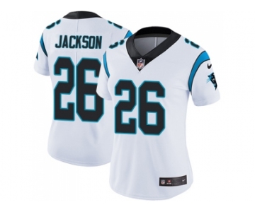 Women Nike Carolina Panthers #26 Donte Jackson White Stitched NFL Vapor Untouchable Limited Jersey