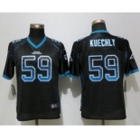 Women Nike Carolina Panthers #59 Luke Kuechly Drift Fashion Black Jerseys