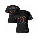 Women Nike Carolina Panthers #60 Daryl Williams Game Black Fashion NFL Jersey