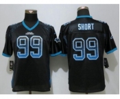 Women Nike Carolina Panthers #99 Kawann Short Drift Fashion Black Jerseys