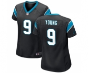 Women's Carolina Panthers #9 Bryce Young Black Stitched Game Jersey(Run Small)