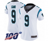 Women's Carolina Panthers #9 Graham Gano White Vapor Untouchable Limited Player 100th Season Football Jersey