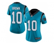 Women's Nike Carolina Panthers #10 Corey Brown Blue Stitched NFL Limited Rush Jersey