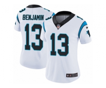 Women's Nike Carolina Panthers #13 Kelvin Benjamin Vapor Untouchable Limited White NFL Jersey