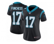 Women's Nike Carolina Panthers #17 Devin Funchess Vapor Untouchable Limited Black Team Color NFL Jersey