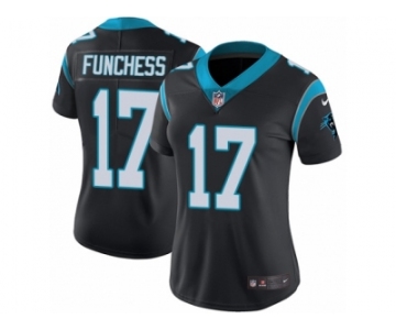 Women's Nike Carolina Panthers #17 Devin Funchess Vapor Untouchable Limited Black Team Color NFL Jersey