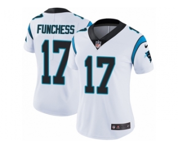 Women's Nike Carolina Panthers #17 Devin Funchess Vapor Untouchable Limited White NFL Jersey