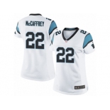 Women's Nike Carolina Panthers #22 Christian McCaffrey Limited White NFL Jerse