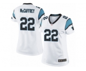 Women's Nike Carolina Panthers #22 Christian McCaffrey Limited White NFL Jerse