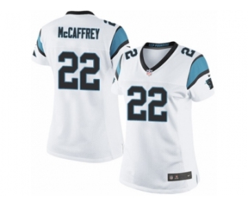 Women's Nike Carolina Panthers #22 Christian McCaffrey Limited White NFL Jerse