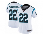 Women's Nike Carolina Panthers #22 Christian McCaffrey Vapor Untouchable Limited White NFL Jersey