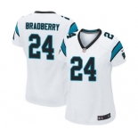 Women's Nike Carolina Panthers #24 James Bradberry Game White NFL Jersey