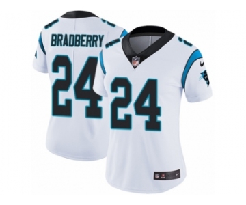 Women's Nike Carolina Panthers #24 James Bradberry Vapor Untouchable Limited White NFL Jersey