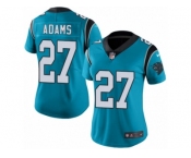 Women's Nike Carolina Panthers #27 Mike Adams Limited Blue Rush NFL Jersey