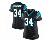 Women's Nike Carolina Panthers #34 Cameron Artis-Payne Limited Black Team Color NFL Jersey