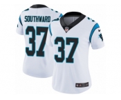 Women's Nike Carolina Panthers #37 Dezmen Southward White Vapor Untouchable Limited Player NFL Jersey