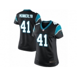 Women's Nike Carolina Panthers #41 Captain Munnerlyn Limited Black Team Color NFL Jersey