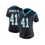 Women's Nike Carolina Panthers #41 Captain Munnerlyn Vapor Untouchable Limited Black Team Color NFL Jersey