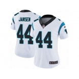 Women's Nike Carolina Panthers #44 J.J. Jansen Vapor Untouchable Limited White NFL Jersey