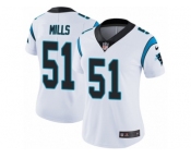 Women's Nike Carolina Panthers #51 Sam Mills Vapor Untouchable Limited White NFL Jersey