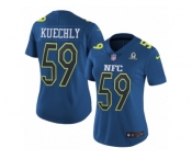 Women's Nike Carolina Panthers #59 Luke Kuechly Limited Blue 2017 Pro Bowl NFL Jersey