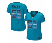 Women's Nike Carolina Panthers #59 Luke Kuechly Limited Blue Strobe NFL Jersey