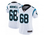 Women's Nike Carolina Panthers #68 Andrew Norwell Vapor Untouchable Limited White NFL Jersey