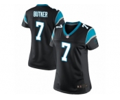 Women's Nike Carolina Panthers #7 Harrison Butker Limited Black Team Color NFL Jersey