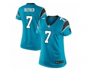 Women's Nike Carolina Panthers #7 Harrison Butker Limited Blue Alternate NFL Jersey