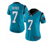 Women's Nike Carolina Panthers #7 Harrison Butker Limited Blue Rush NFL Jersey