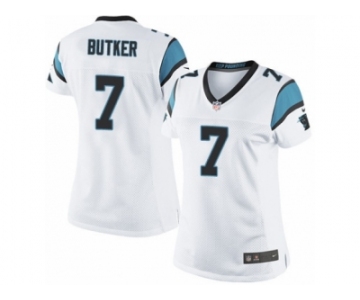 Women's Nike Carolina Panthers #7 Harrison Butker Limited White NFL Jersey