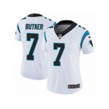 Women's Nike Carolina Panthers #7 Harrison Butker Vapor Untouchable Limited White NFL Jersey