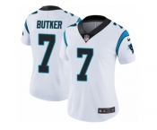 Women's Nike Carolina Panthers #7 Harrison Butker Vapor Untouchable Limited White NFL Jersey