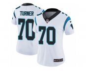 Women's Nike Carolina Panthers #70 Trai Turner Vapor Untouchable Limited White NFL Jersey