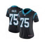 Women's Nike Carolina Panthers #75 Matt Kalil Vapor Untouchable Limited Black Team Color NFL Jersey