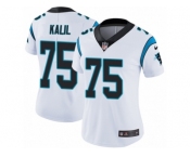 Women's Nike Carolina Panthers #75 Matt Kalil Vapor Untouchable Limited White NFL Jersey