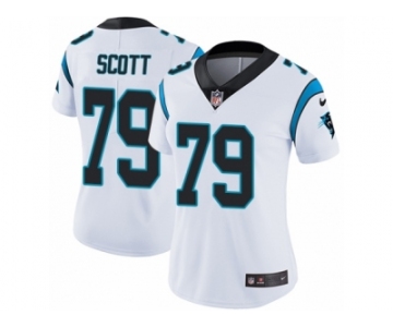 Women's Nike Carolina Panthers #79 Chris Scott Vapor Untouchable Limited White NFL Jersey