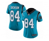 Women's Nike Carolina Panthers #84 Ed Dickson Limited Blue Rush NFL Jersey