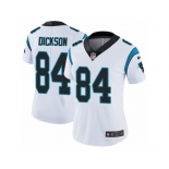 Women's Nike Carolina Panthers #84 Ed Dickson Vapor Untouchable Limited White NFL Jersey