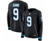 Women's Nike Carolina Panthers #9 Graham Gano Limited Black Therma Long Sleeve NFL Jersey